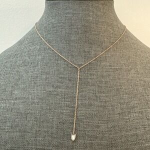 BR gold tone necklace 18"